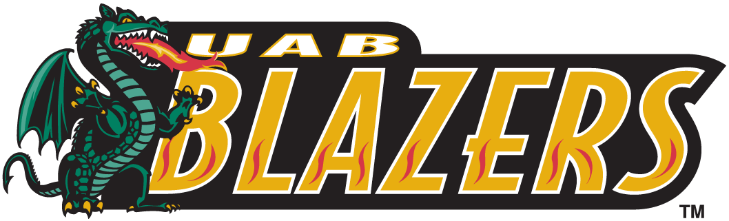 UAB Blazers 1996-Pres Wordmark Logo v2 diy DTF decal sticker